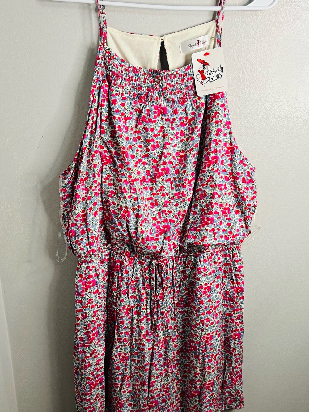 Perfectly Priscilla Floral Smocked Sundress - Pink, Blue & Green
